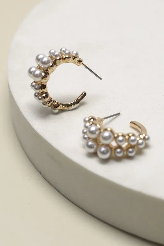 Double The Pleasure Pearl Earrings