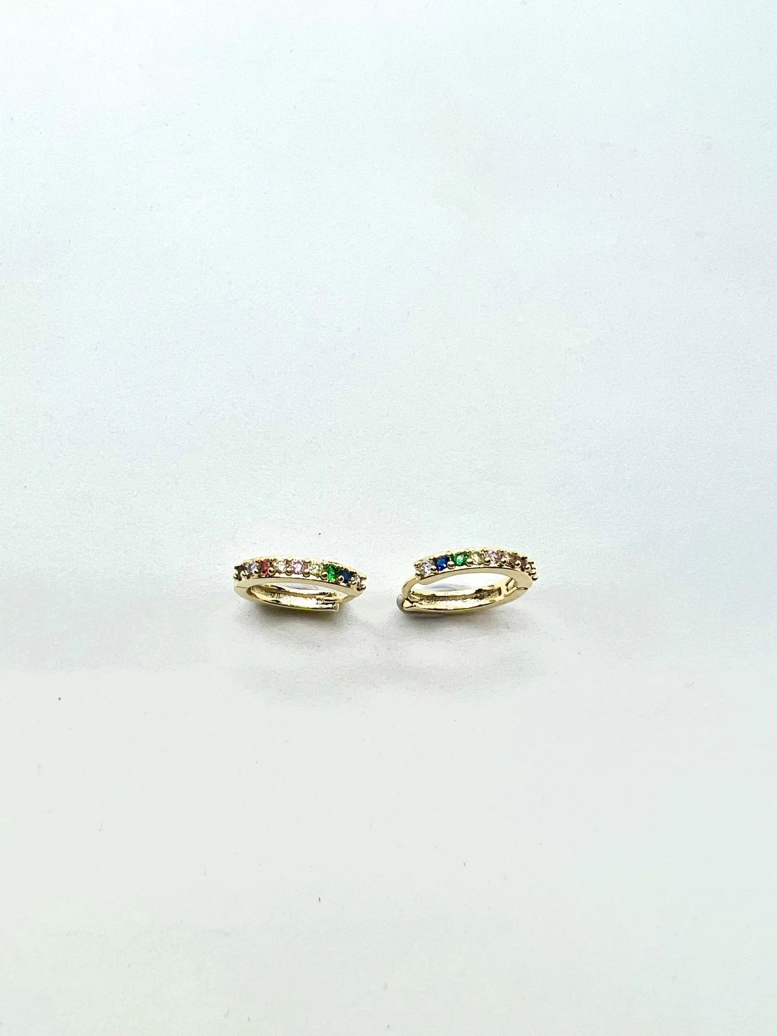 Some Gold Coloured Multi Huggie  Earrings 299