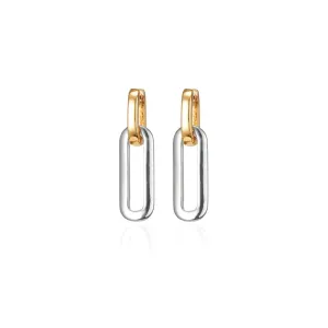 Teeni Detachable Link Earrings (Two-Tone)