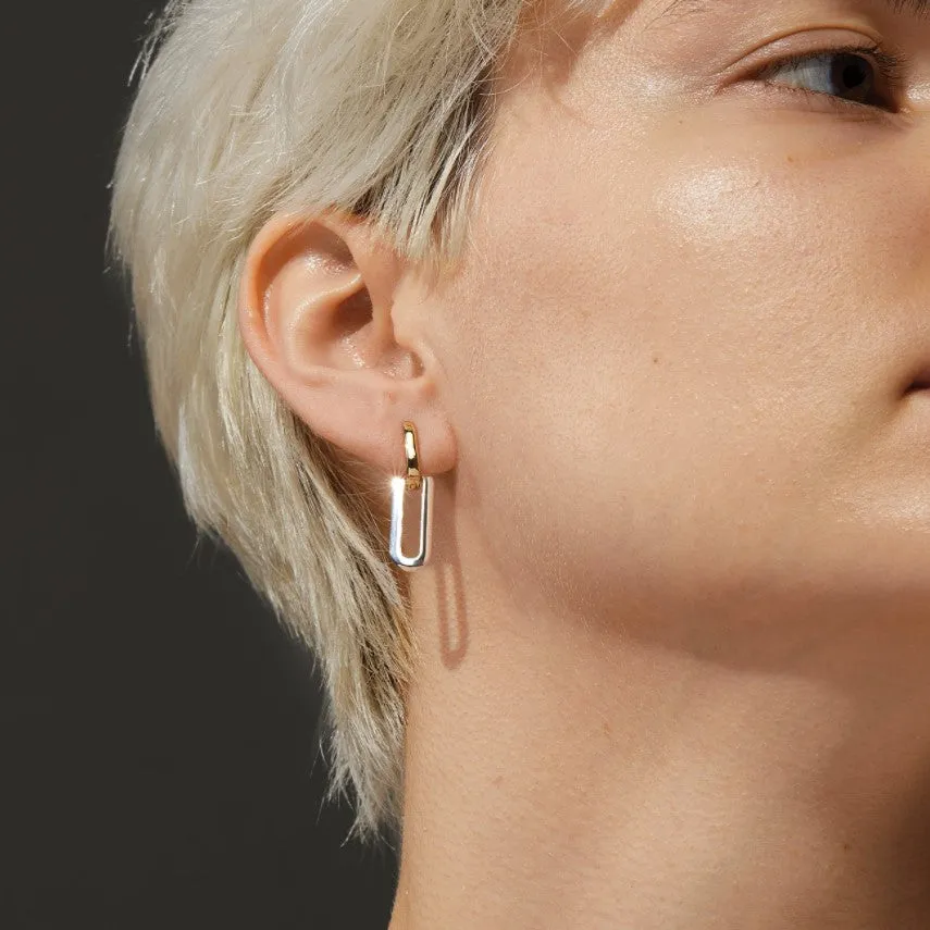 Teeni Detachable Link Earrings (Two-Tone)